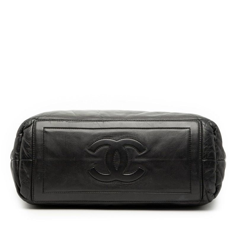 Chanel Coco Cocoon PM Black Leather — view 3