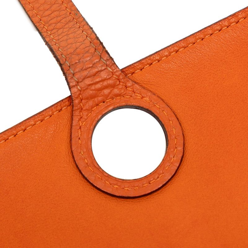 Hermes Dogon GM Orange Togo — view 7