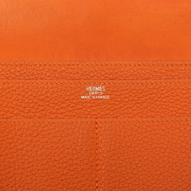 Hermes Dogon GM Orange Togo — view 9