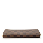 Louis Vuitton Damier Zippy Wallet Brown — view 3