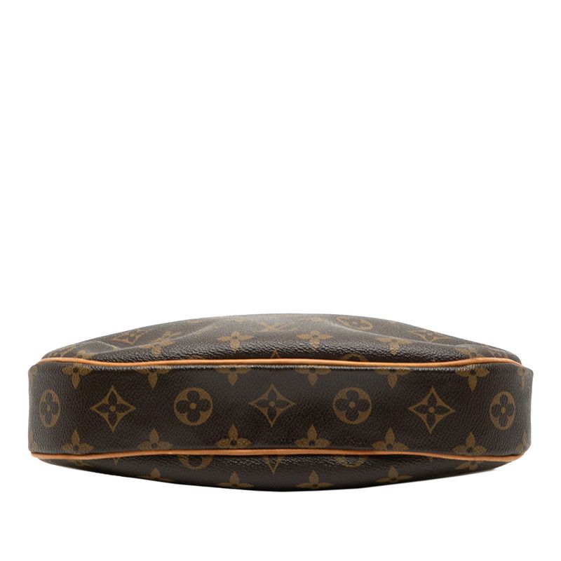 Louis Vuitton Monogram Odeon PM Crossbody Shoulder Bag Brown Leather — view 3