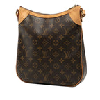 Louis Vuitton Monogram Odeon PM Crossbody Shoulder Bag Brown Leather — view 2