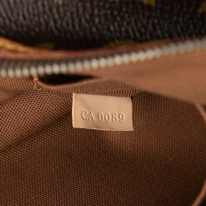 Louis Vuitton Monogram Odeon PM Crossbody Shoulder Bag Brown Leather — view 6