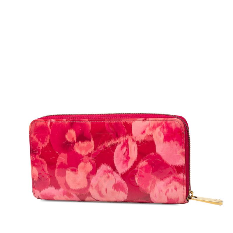 Louis Vuitton Monogram Vernis Zippy Wallet Ikat Flower Zip Around Long — view 2