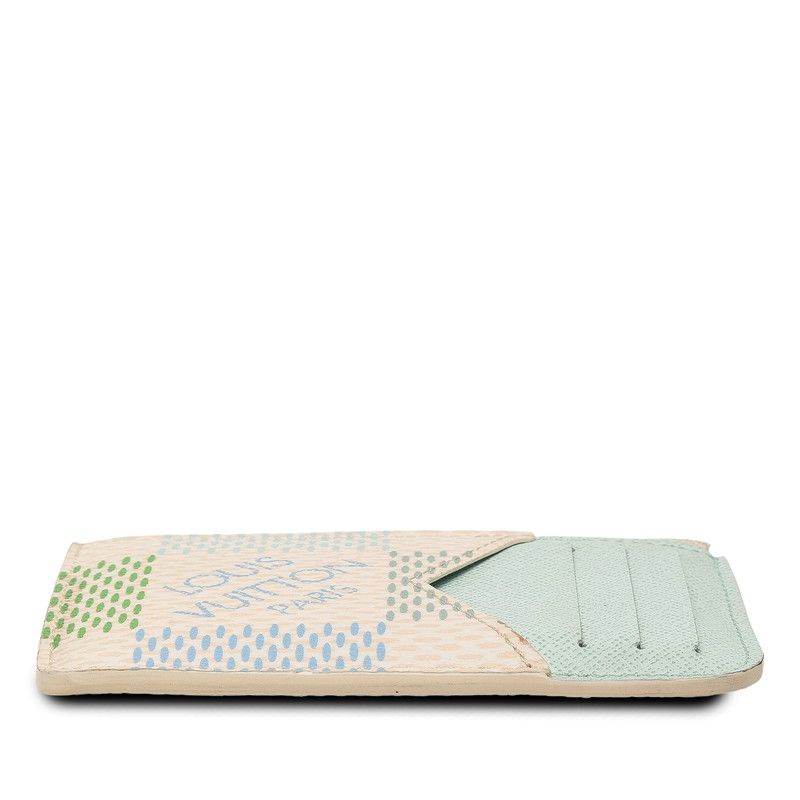 Louis Vuitton Damier Card Holder Romy Case Fragment Pistachio — view 3