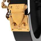 Louis Vuitton Lockme Bangle Bracelet Black Gold Plastic Plated — view 4