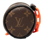 Louis Vuitton Monogram Barrel Pouch Brown Leather — view 3