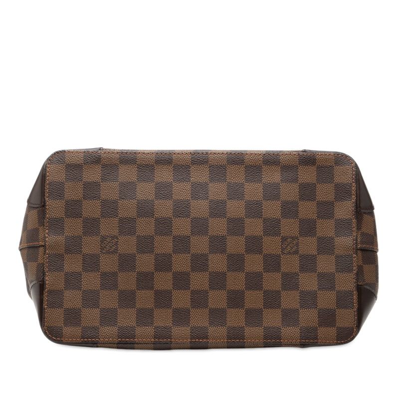 Louis Vuitton Damier Hampstead PM Tote Brown Leather — view 3