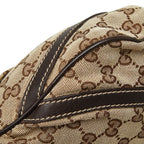 Gucci GG Canvas Abbey Crossbody Shoulder Bag Beige Brown — view 6