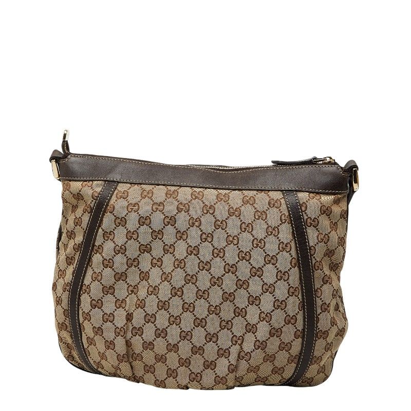 Gucci GG Canvas Abbey Crossbody Shoulder Bag Beige Brown — view 2