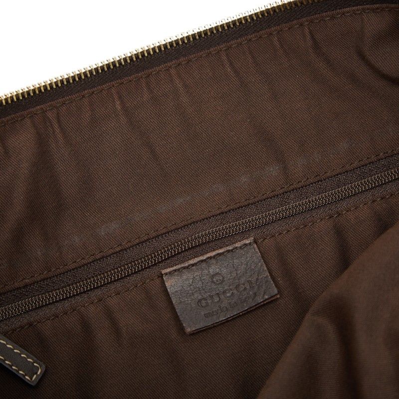 Gucci GG Canvas Abbey Crossbody Shoulder Bag Beige Brown — view 8