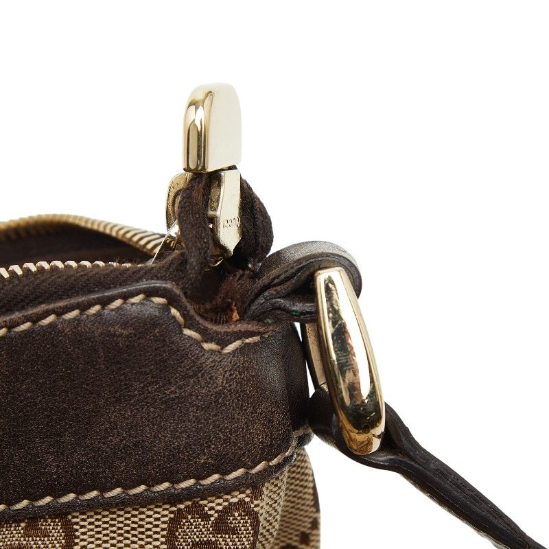 Gucci GG Canvas Abbey Crossbody Shoulder Bag Beige Brown — view 4