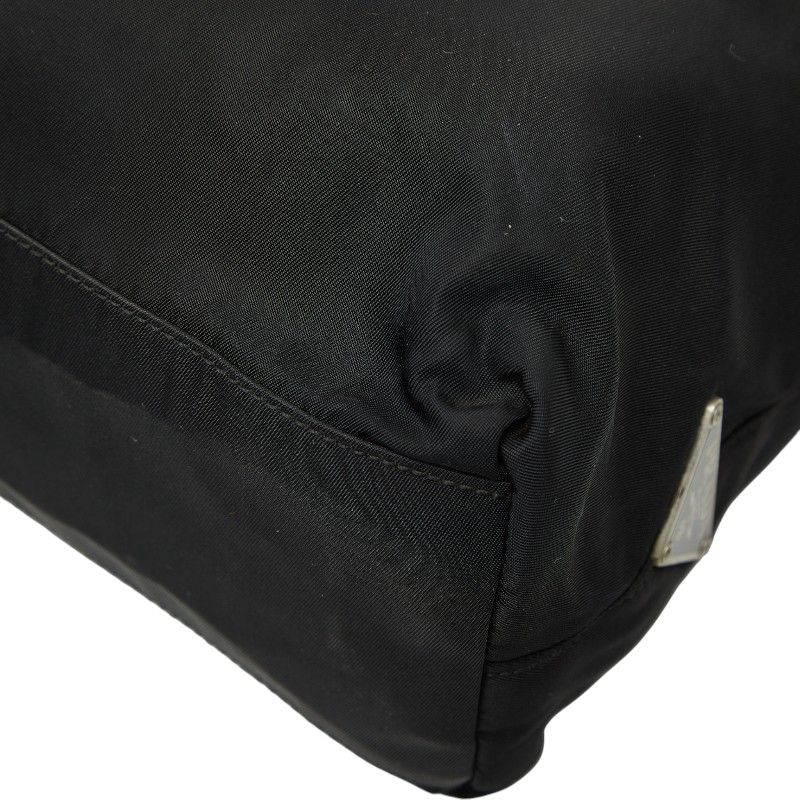 Prada Tote Black Nylon Plastic — view 6