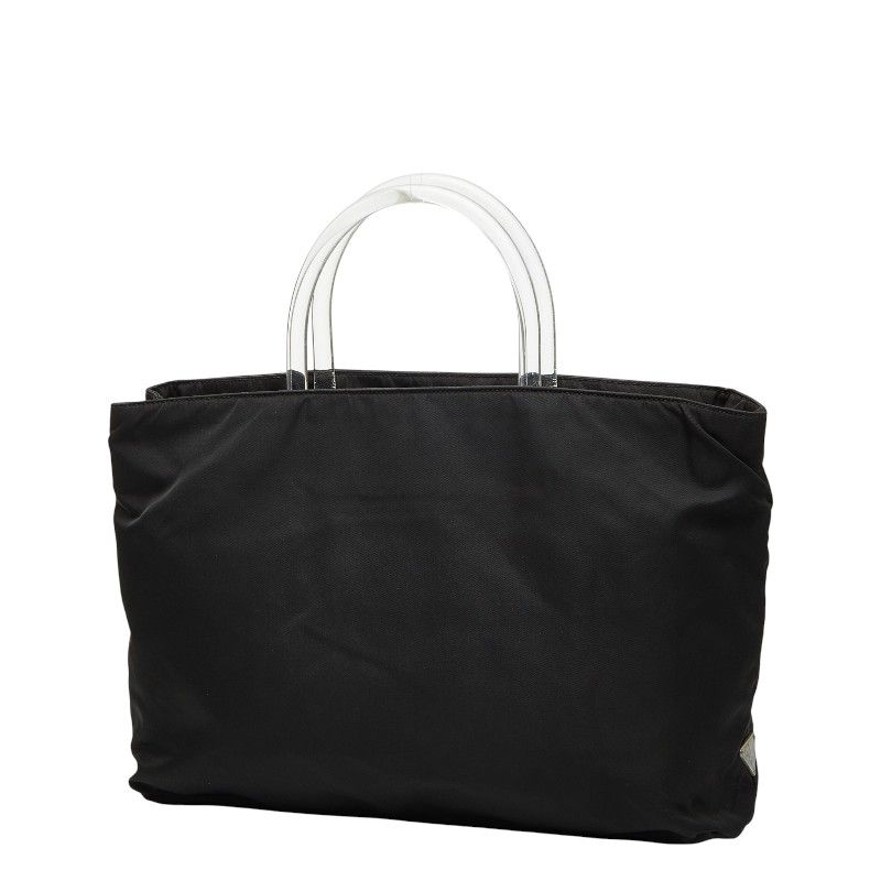 Prada Tote Black Nylon Plastic — view 2