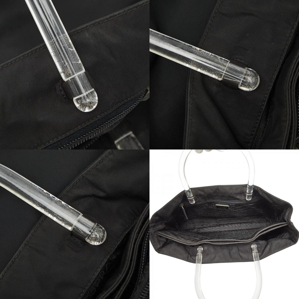 Prada Tote Black Nylon Plastic — view 9