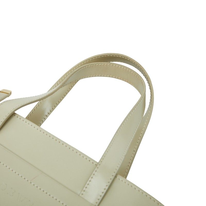 Loewe Mini Handbag Off White Enamel — view 6