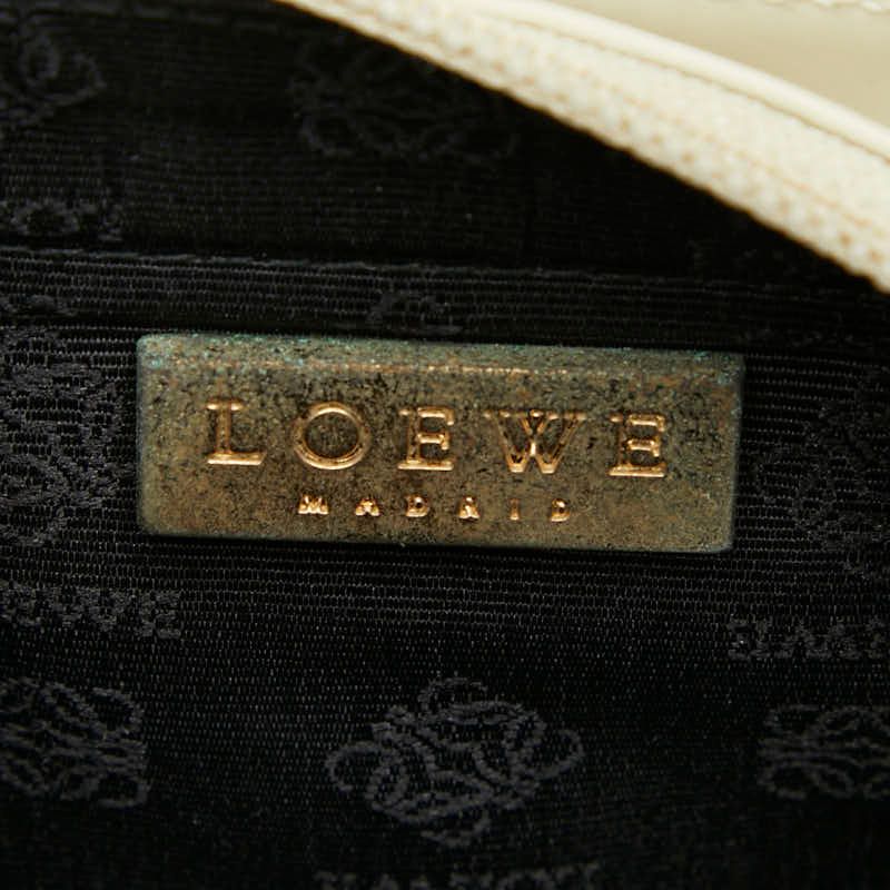 Loewe Mini Handbag Off White Enamel — view 8