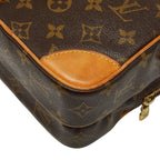Louis Vuitton Monogram Amazon Crossbody Shoulder Bag Brown Leather — view 7