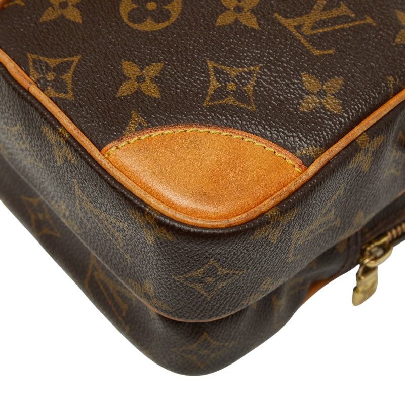 Louis Vuitton Monogram Amazon Crossbody Shoulder Bag Brown Leather — view 7