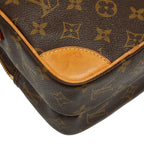 Louis Vuitton Monogram Amazon Crossbody Shoulder Bag Brown Leather — view 6