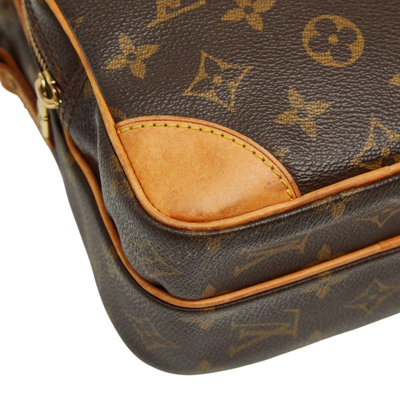 Louis Vuitton Monogram Amazon Crossbody Shoulder Bag Brown Leather — view 5