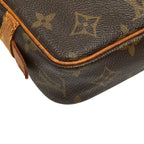 Louis Vuitton Monogram Pochette Marly Bandouliere Crossbody Shoulder Bag — view 5