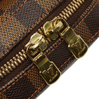Louis Vuitton Damier Geronimos Body Bag Brown Leather — view 9