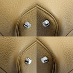 Hermes Picotin Lock PM Handbag Manufactured in Biscuit — view 4