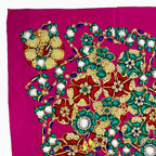 Chanel Silk Extra Large Scarf Pattern Pink — view 2