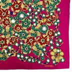 Chanel Silk Extra Large Scarf Pattern Pink — view 4