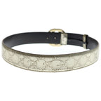 Gucci Interlocking Guccissima Leather Belt Gold — view 2