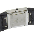 Chanel Quilted Stainless Steel Leather Black Quartz Analog Display — view 6