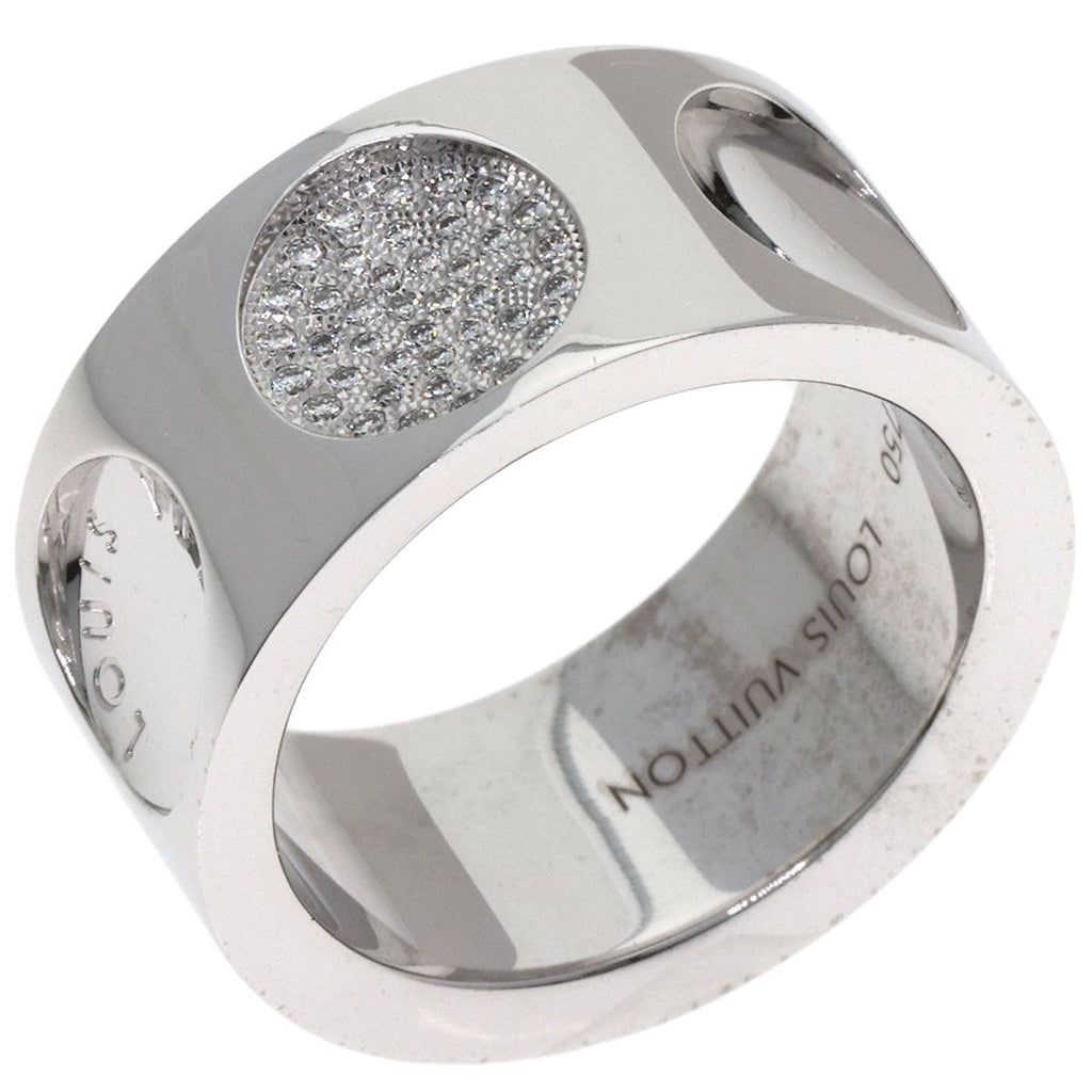 Louis Vuitton Grand Bag Empreinte Diamond 53 Ring 18K White Gold — view 2