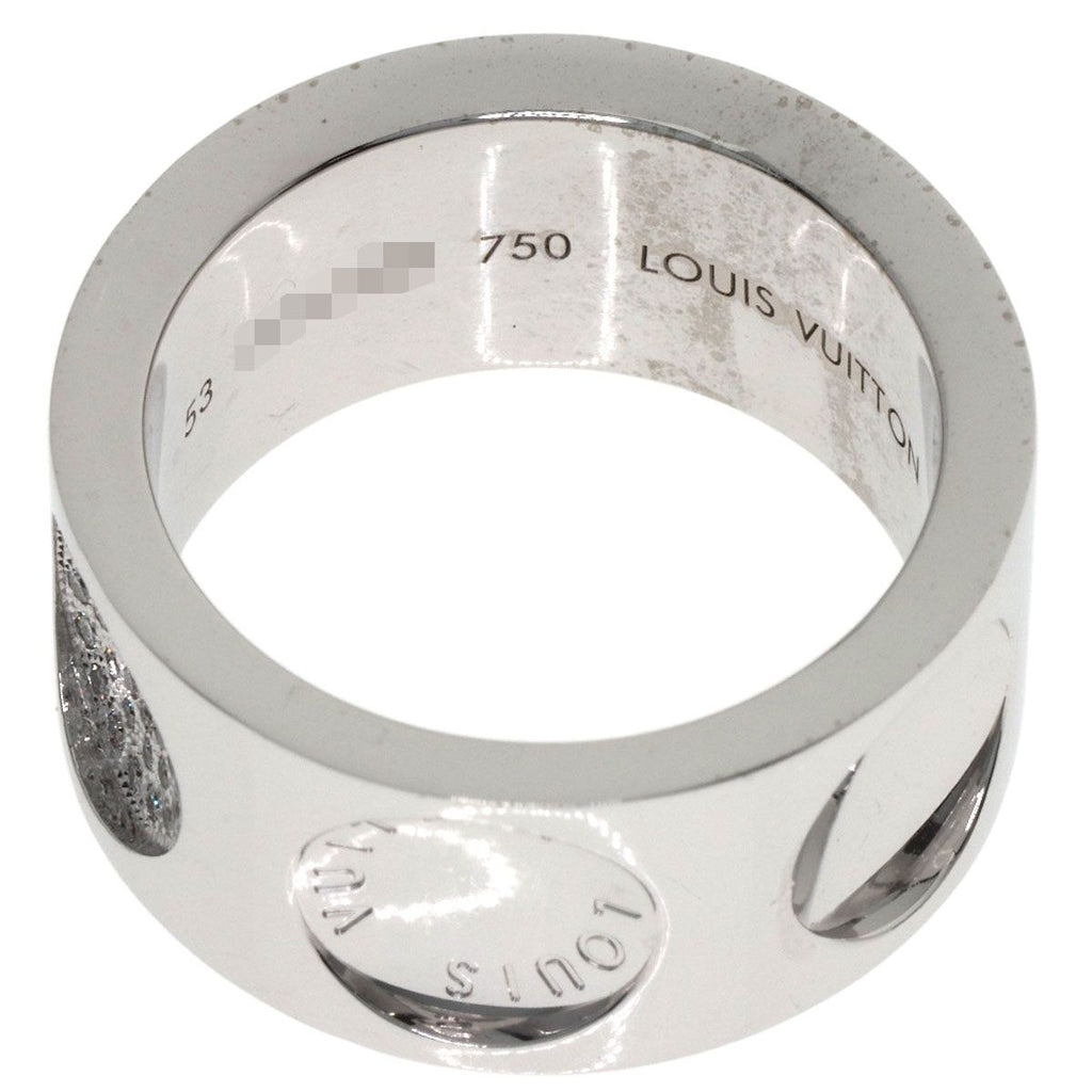 Louis Vuitton Grand Bag Empreinte Diamond 53 Ring 18K White Gold — view 5