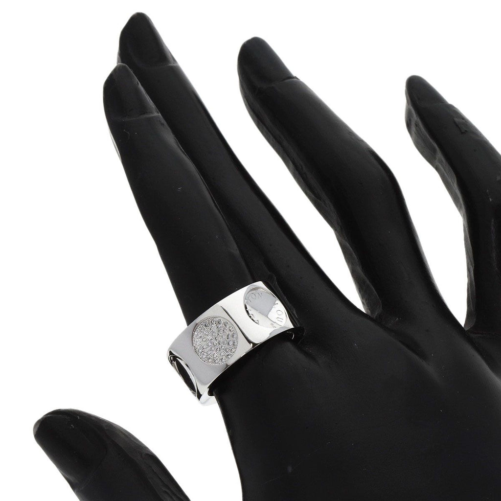 Louis Vuitton Grand Bag Empreinte Diamond 53 Ring 18K White Gold