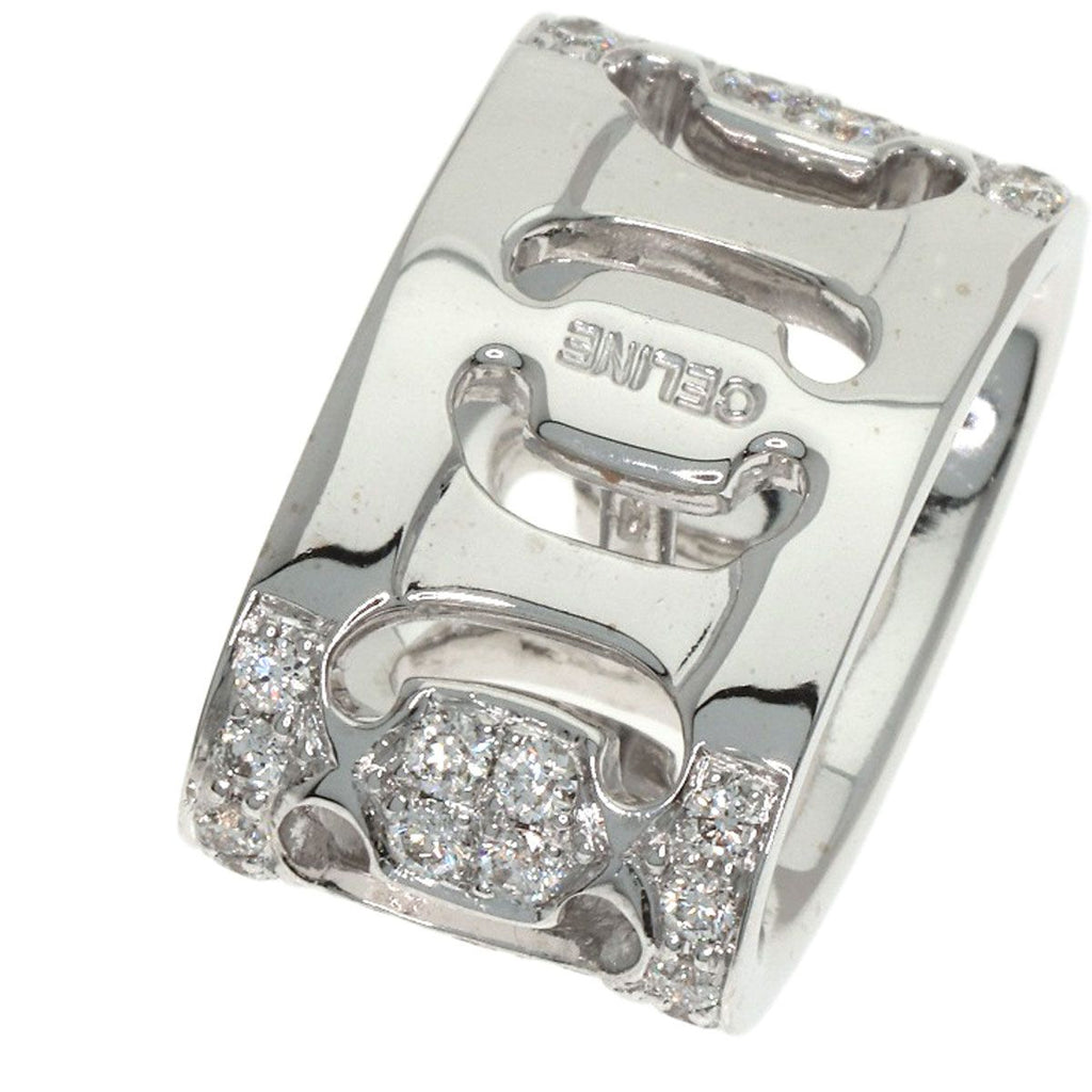 Celine Diamond Pendant Top 18K White Gold — view 5