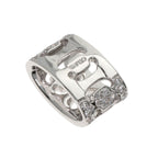 Celine Diamond Pendant Top 18K White Gold — view 2