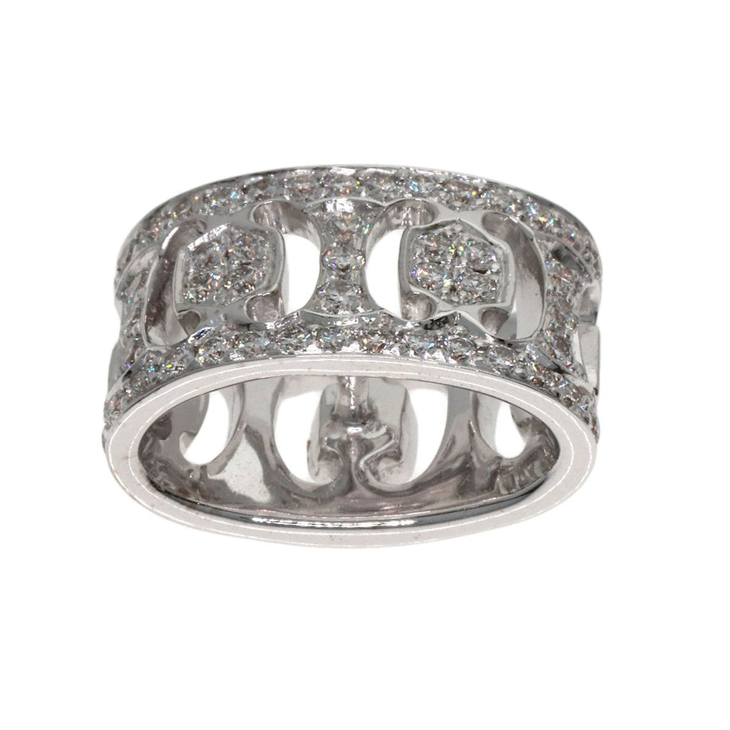 Celine Diamond Pendant Top 18K White Gold — view 3