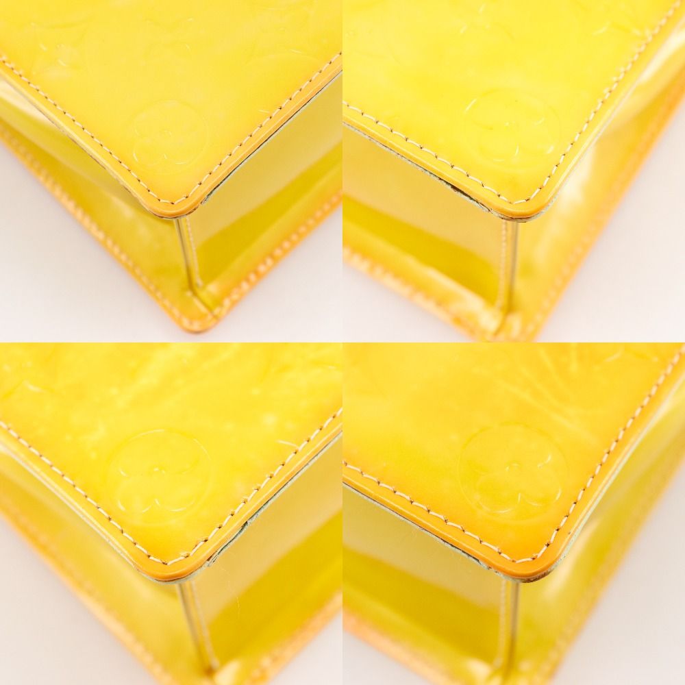 Louis Vuitton Spring Street Monogram Vernis Yellow Handbag — view 4