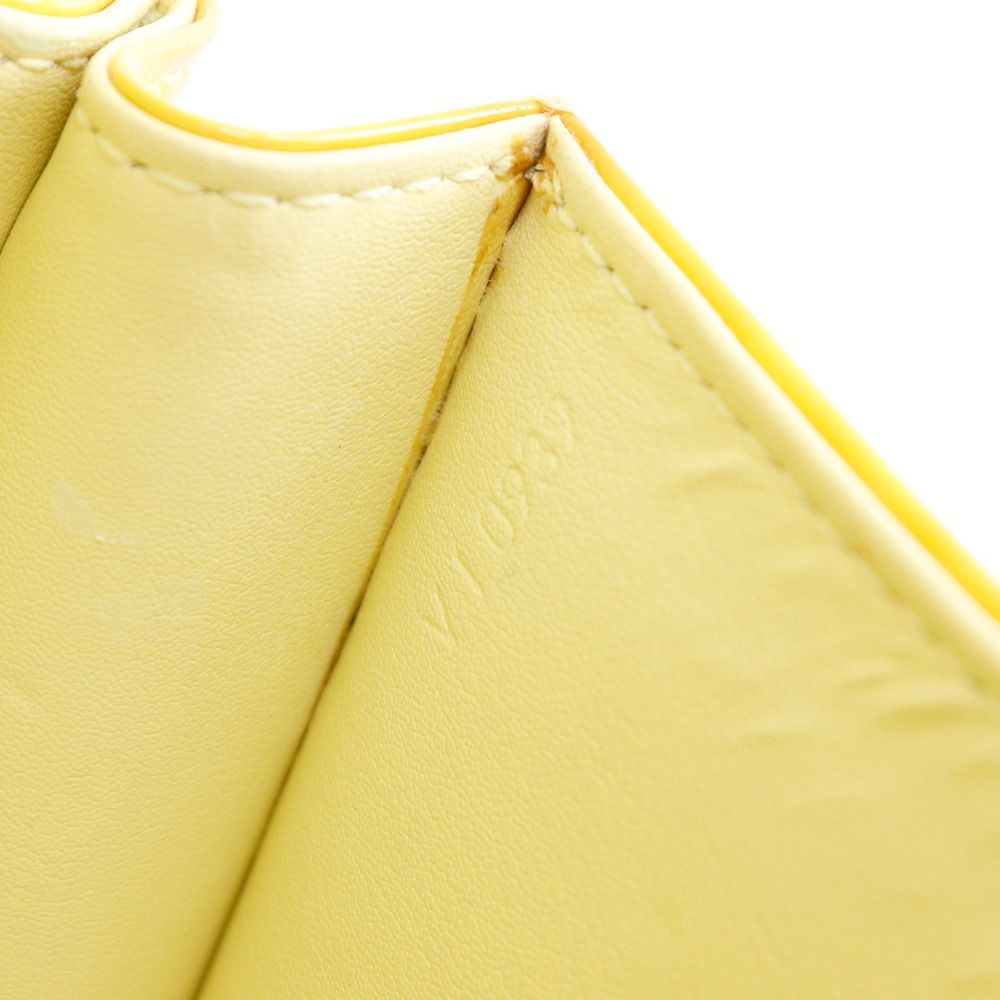 Louis Vuitton Spring Street Monogram Vernis Yellow Handbag — view 7