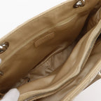 Chanel Grand Shopping Tote GST Quilted Chain Caviar Leather Beige — view 6