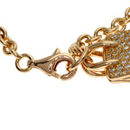Hermes Amulet Birkin Diamond Bracelet 18K Pink Gold — view 4