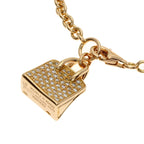 Hermes Amulet Birkin Diamond Bracelet 18K Pink Gold — view 3