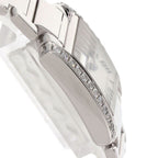Cartier Tank Francaise SM Bezel Diamond Watch 18K White Gold — view 6