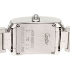Cartier Tank Francaise SM Bezel Diamond Watch 18K White Gold — view 7