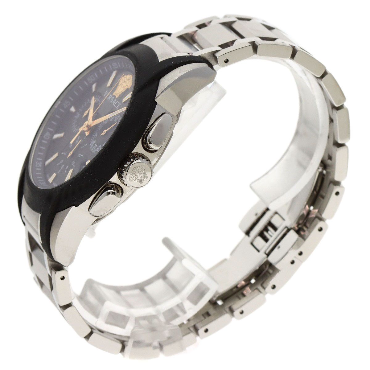 Versace Medusa Chronograph Watch SS — view 2