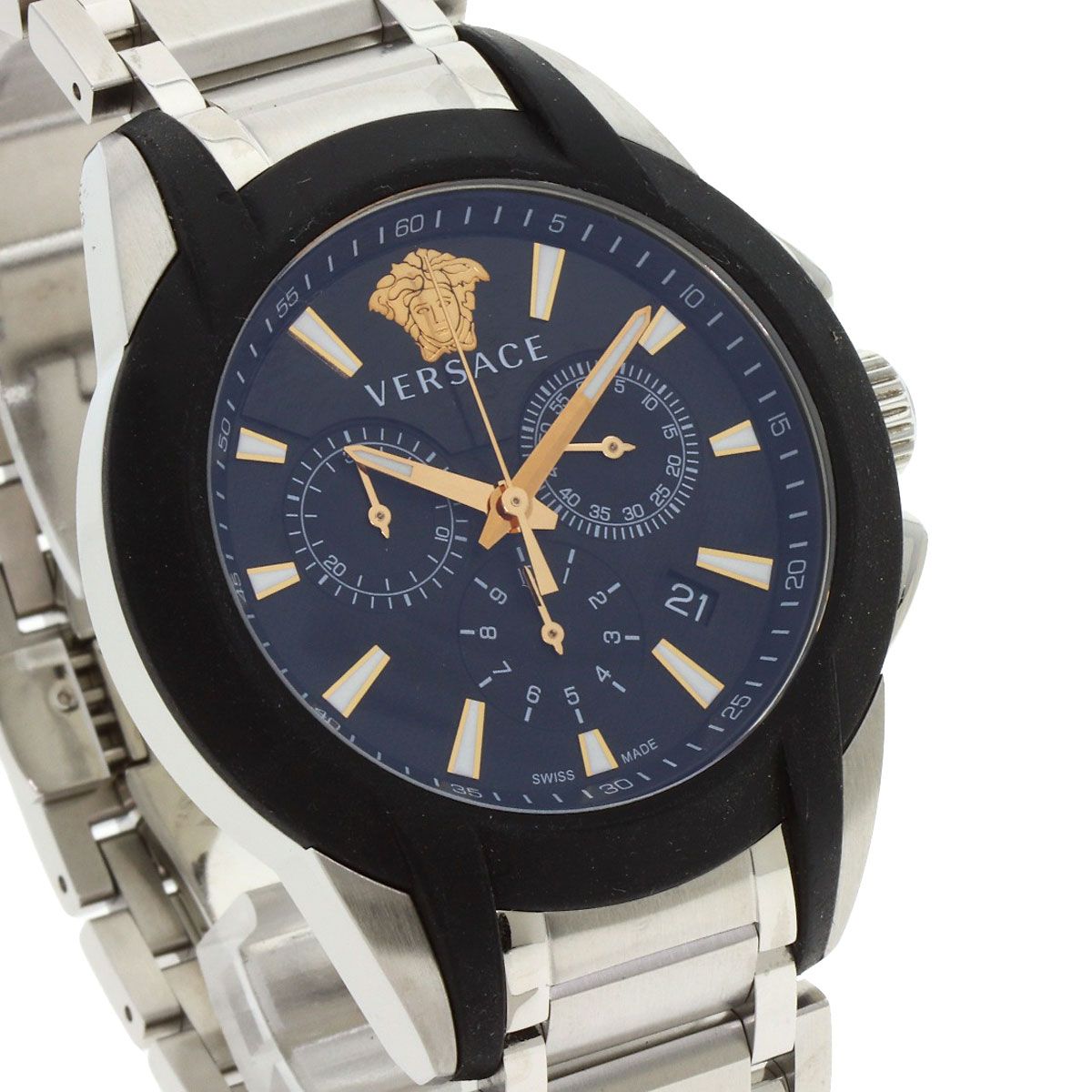 Versace Medusa Chronograph Watch SS — view 4