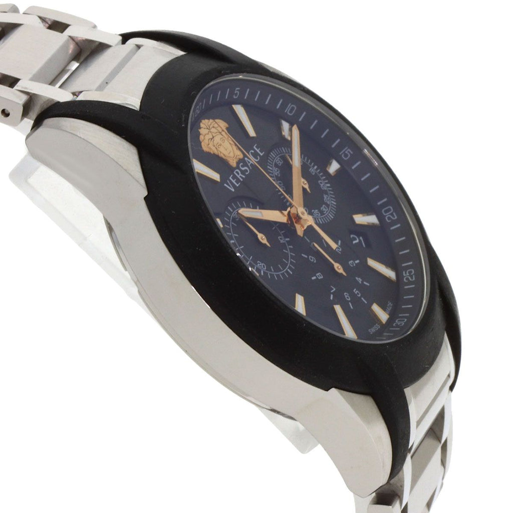 Versace Medusa Chronograph Watch SS — view 6