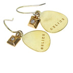 Celine Diamond Logo Earrings — view 5