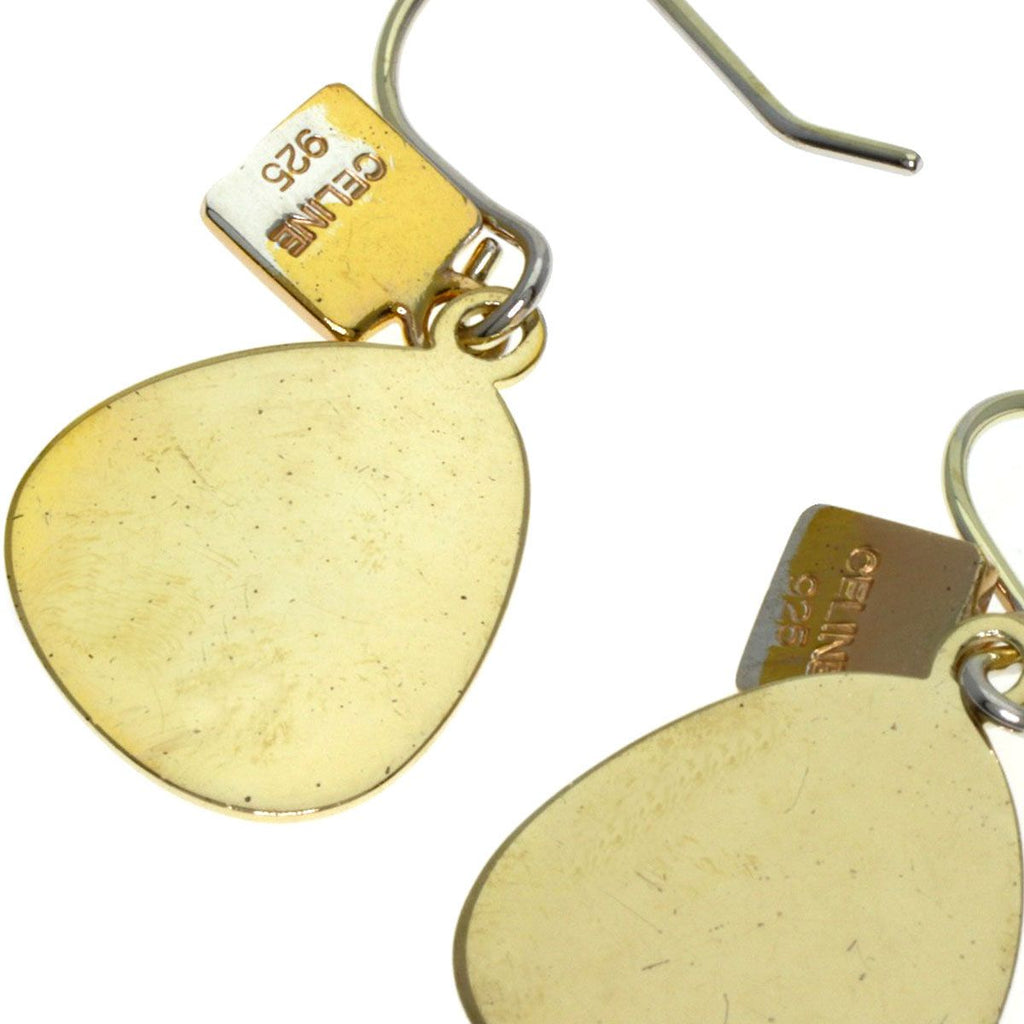 Celine Diamond Logo Earrings — view 4